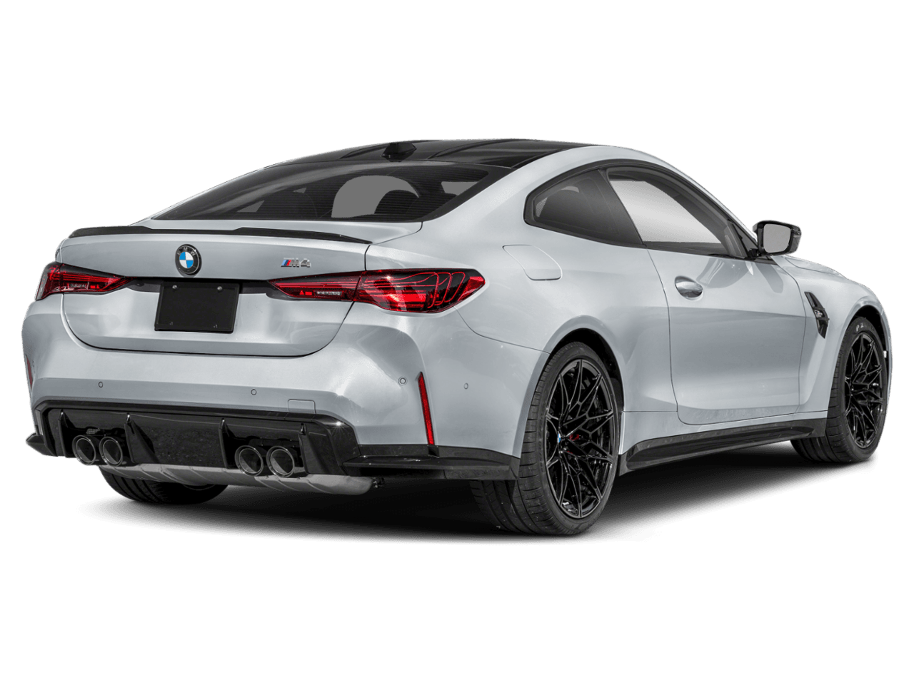 2026 BMW M4 Competition xDrive - Rear 3/4, facing to the right