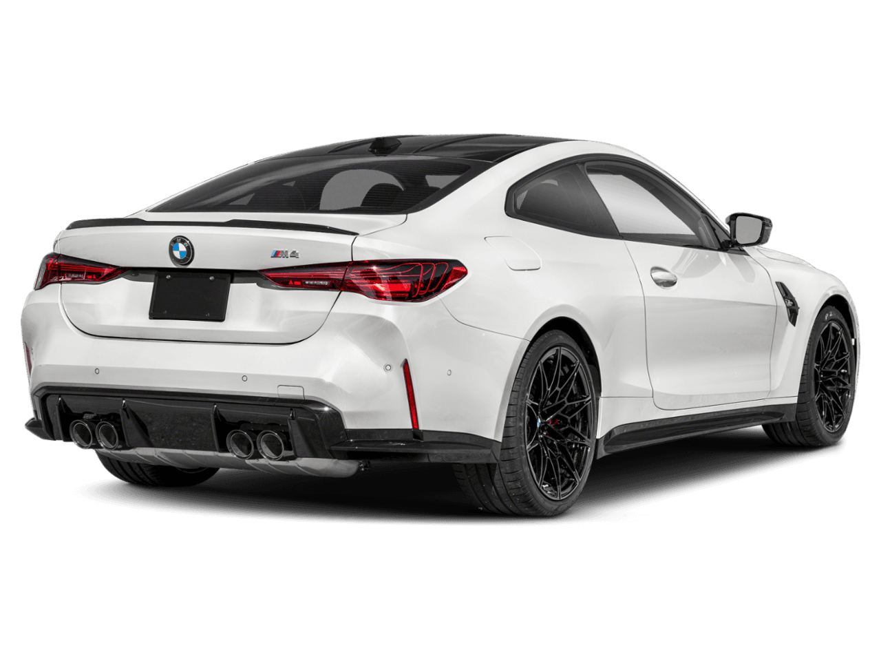 2026 BMW M4 Competition xDrive - Rear 3/4, facing to the right
