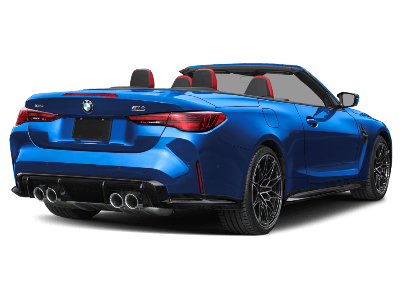 2026 BMW M4 Competition xDrive - Rear 3/4, facing to the right