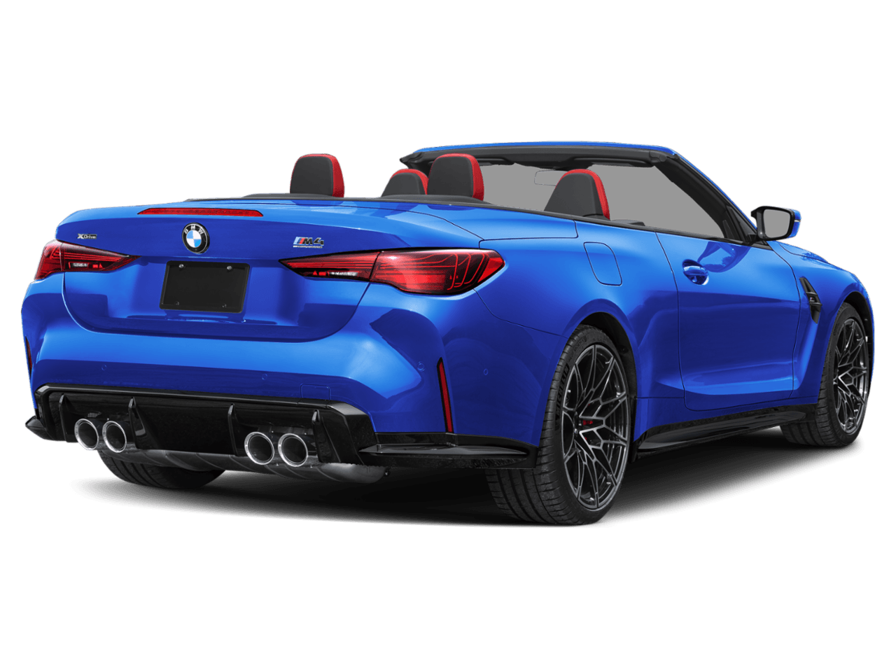 2026 BMW M4 Competition - Rear 3/4, facing to the right