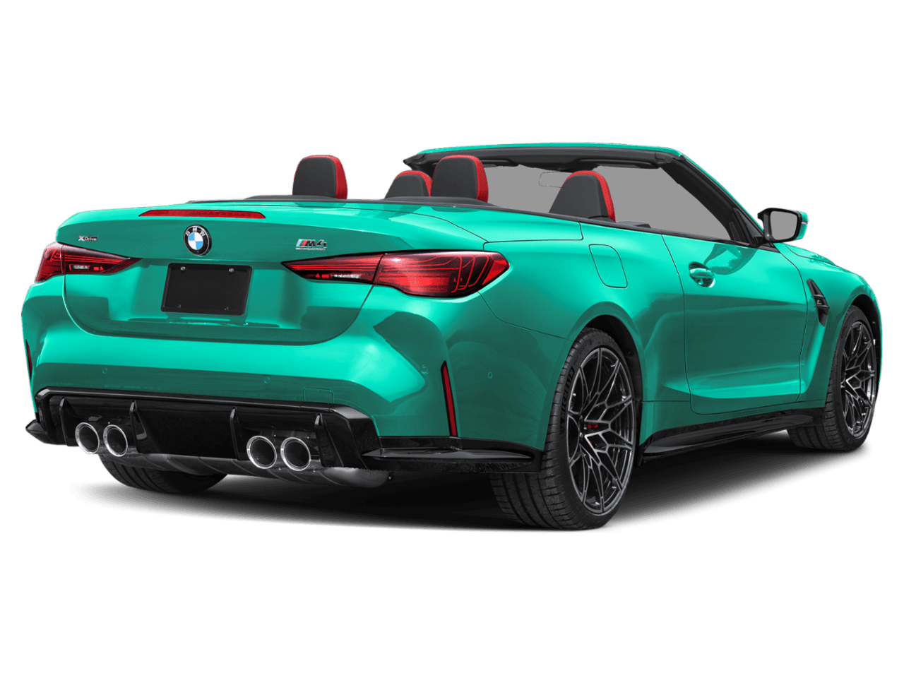 2026 BMW M4 Competition - Rear 3/4, facing to the right