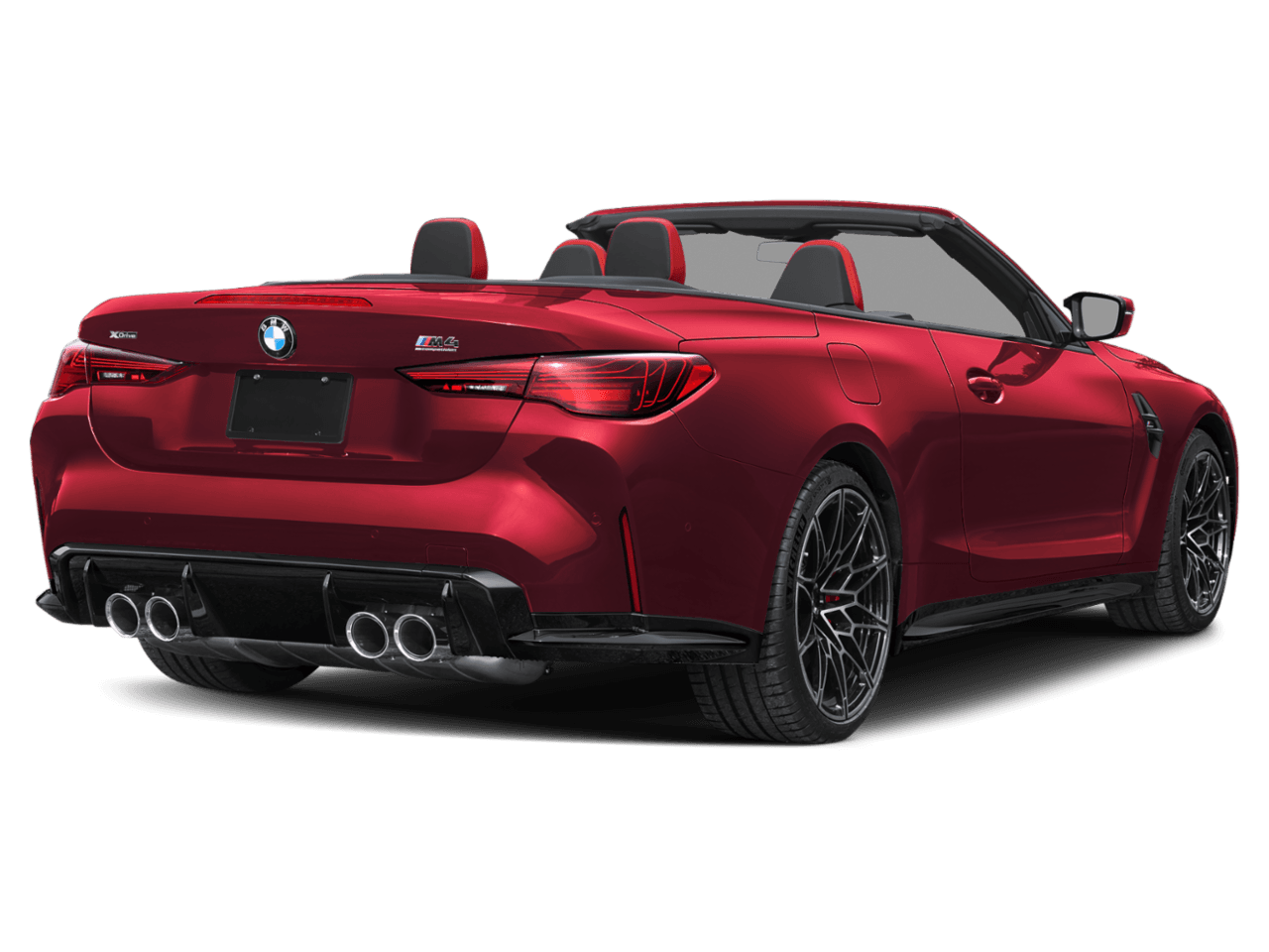 2026 BMW M4 Competition - Rear 3/4, facing to the right