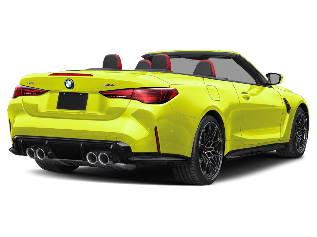 2026 BMW M4 Competition - Rear 3/4, facing to the right