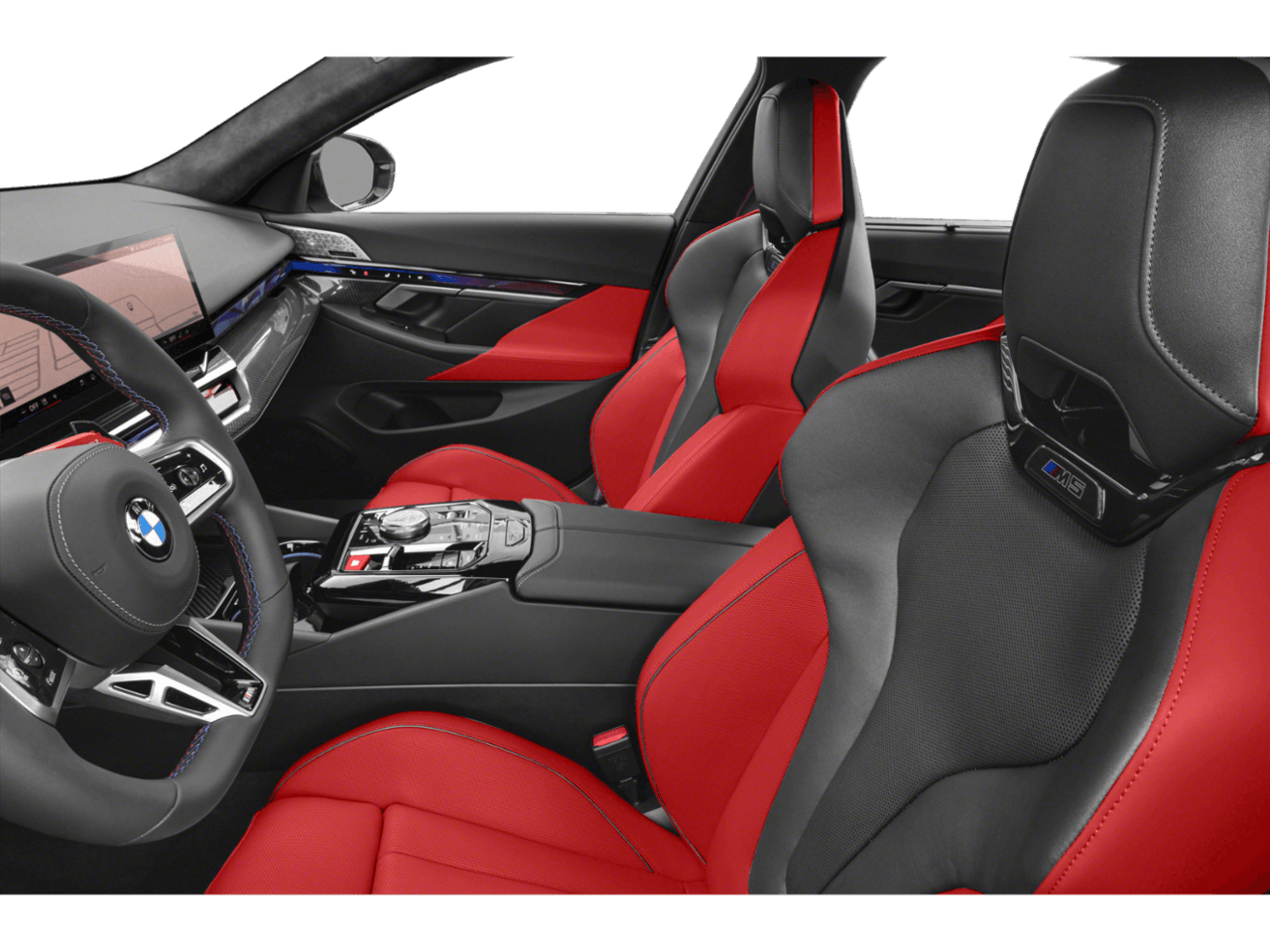 2026 BMW M5  - Interior Driver's Side with Door Open, Front Seat Feature