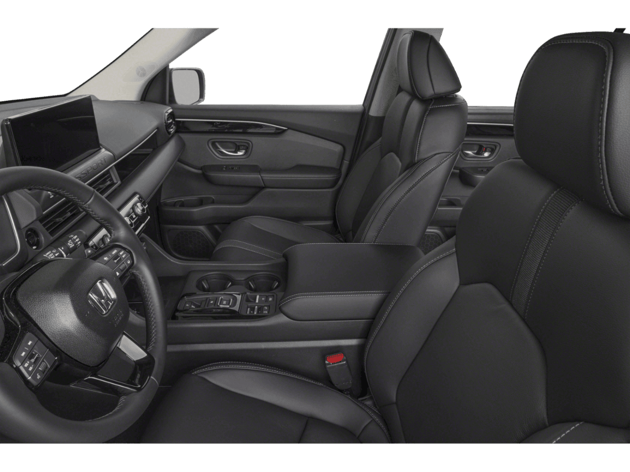 2026 Honda Passport RTL - Interior Driver's Side with Door Open, Front Seat Feature