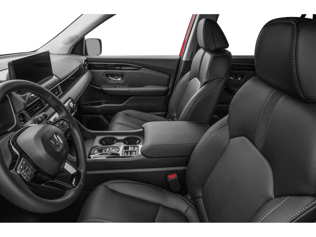 2026 Honda Passport RTL Towing - Interior Driver's Side with Door Open, Front Seat Feature