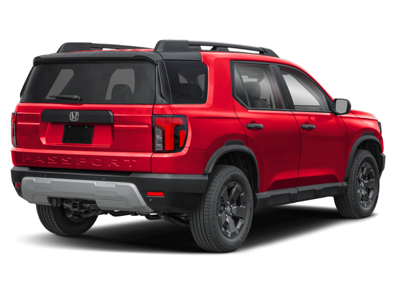 2026 Honda Passport RTL Towing - Rear 3/4, facing to the right