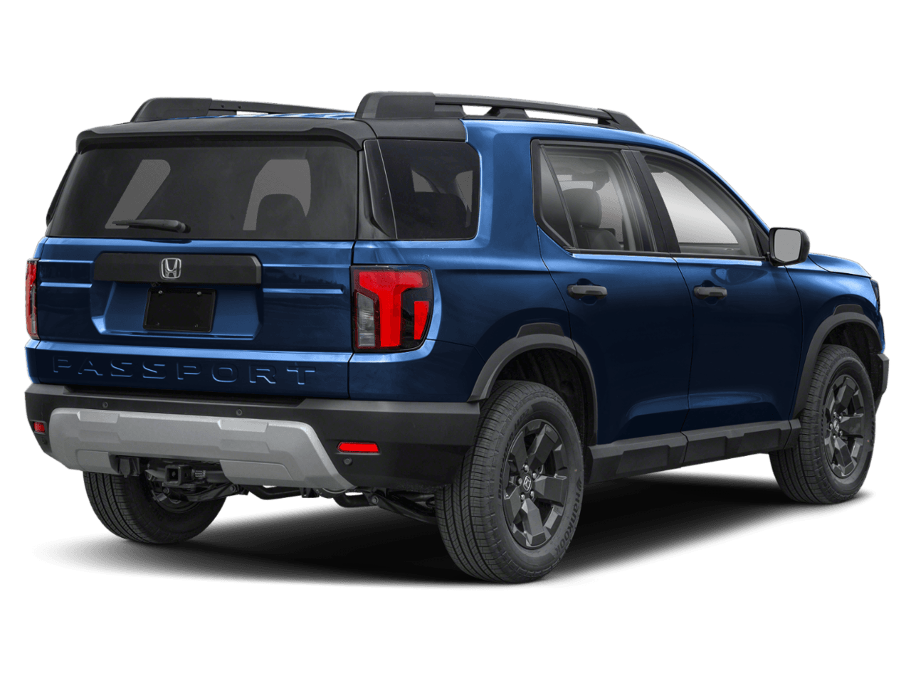 2026 Honda Passport RTL Towing - Rear 3/4, facing to the right