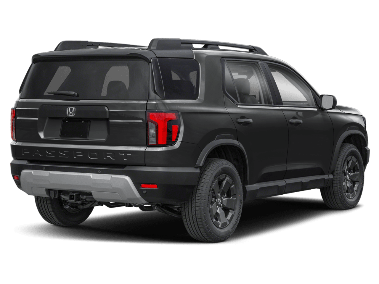 2026 Honda Passport RTL Towing - Rear 3/4, facing to the right