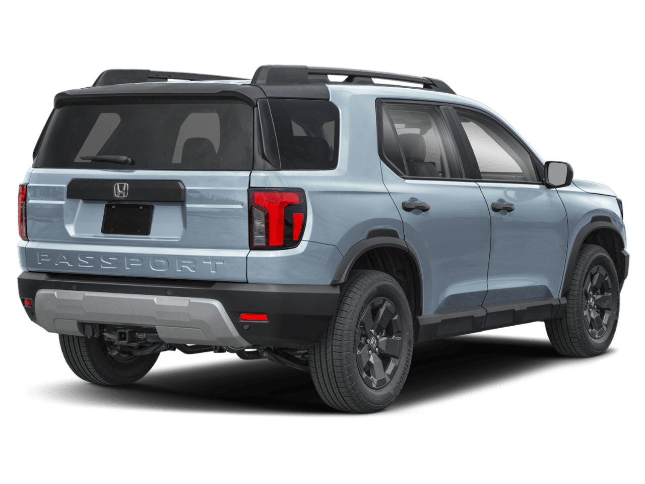 2026 Honda Passport RTL Towing - Rear 3/4, facing to the right