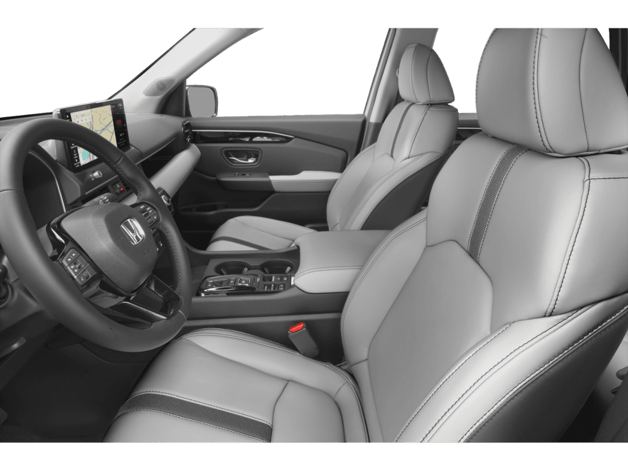 2026 Honda Passport RTL Blackout - Interior Driver's Side with Door Open, Front Seat Feature