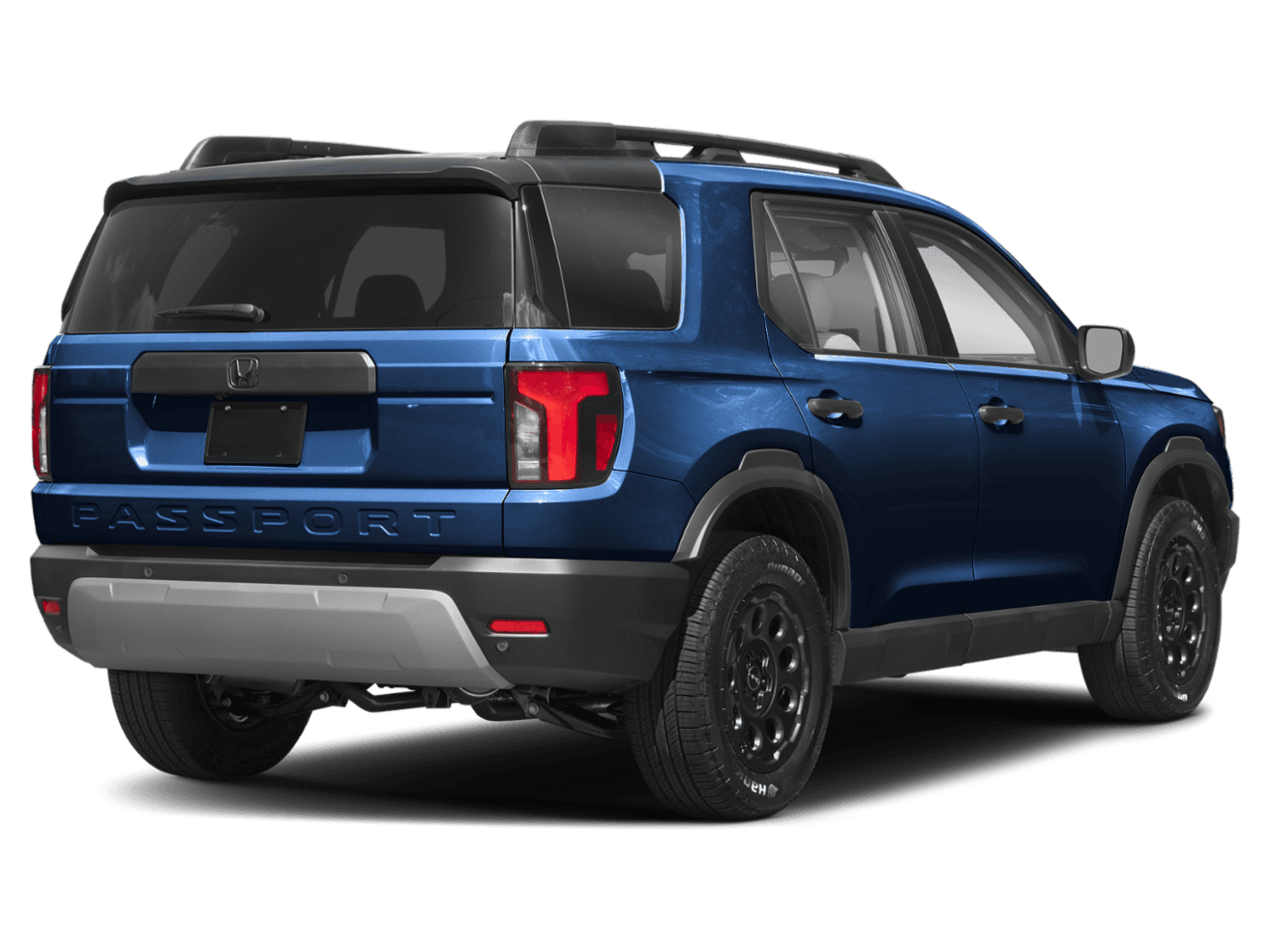 2026 Honda Passport RTL Blackout - Rear 3/4, facing to the right