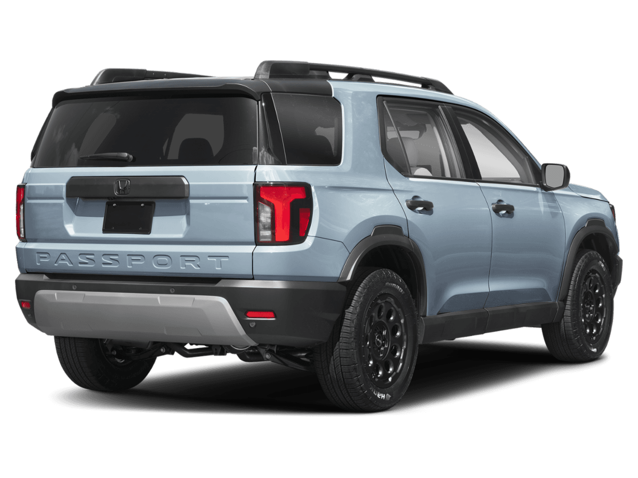 2026 Honda Passport RTL Blackout - Rear 3/4, facing to the right