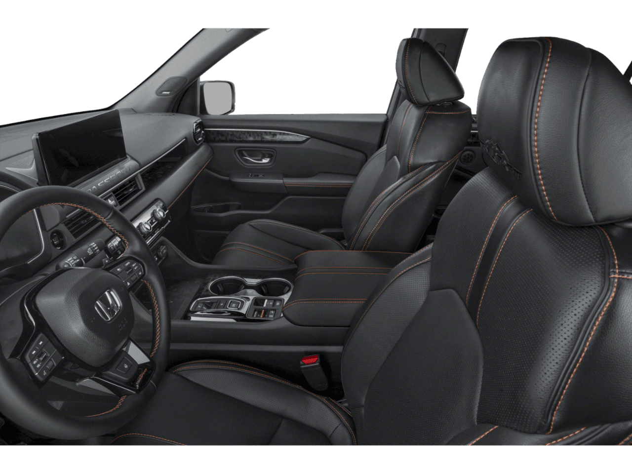 2026 Honda Passport TrailSport Elite - Interior Driver's Side with Door Open, Front Seat Feature