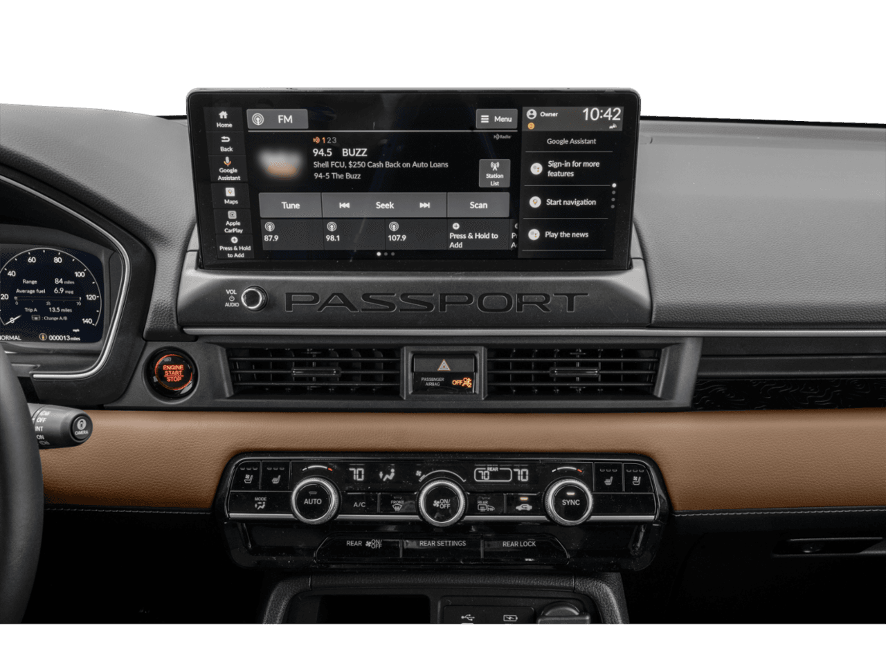 2026 Honda Passport TrailSport Elite Blackout - Interior Stereo System