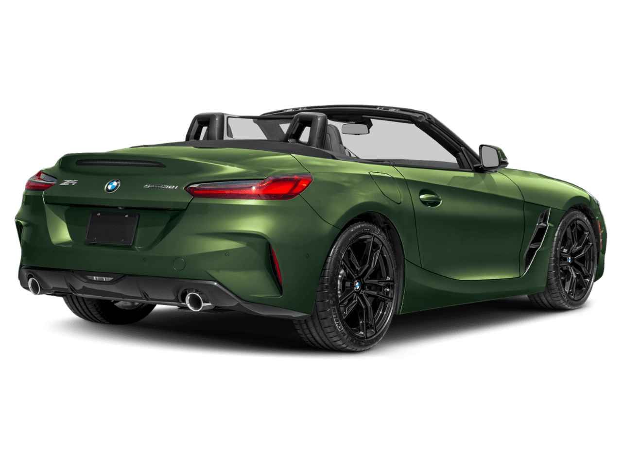 2026 BMW Z4 M40i - Rear 3/4, facing to the right