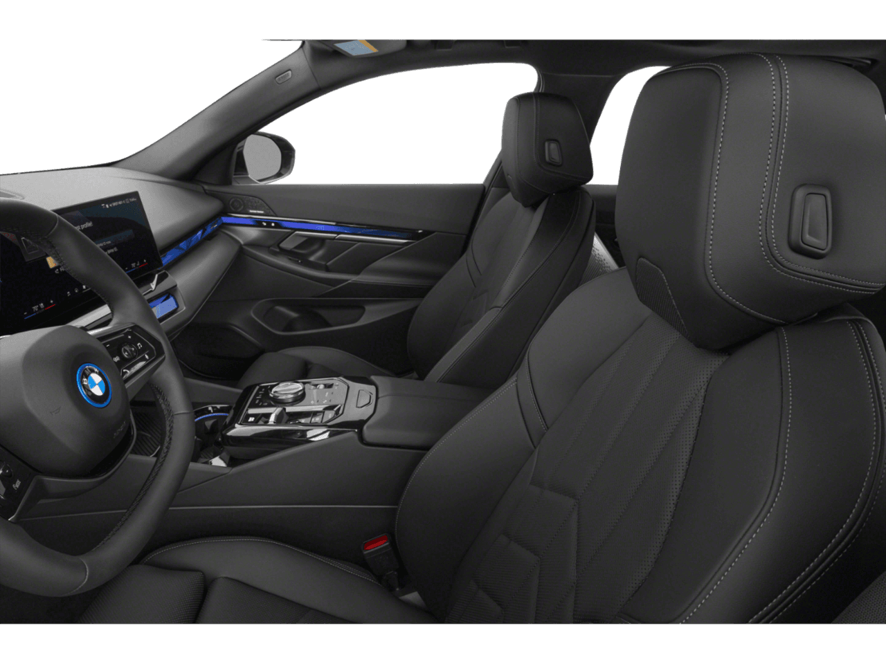 2026 BMW i5 eDrive40 - Interior Driver's Side with Door Open, Front Seat Feature