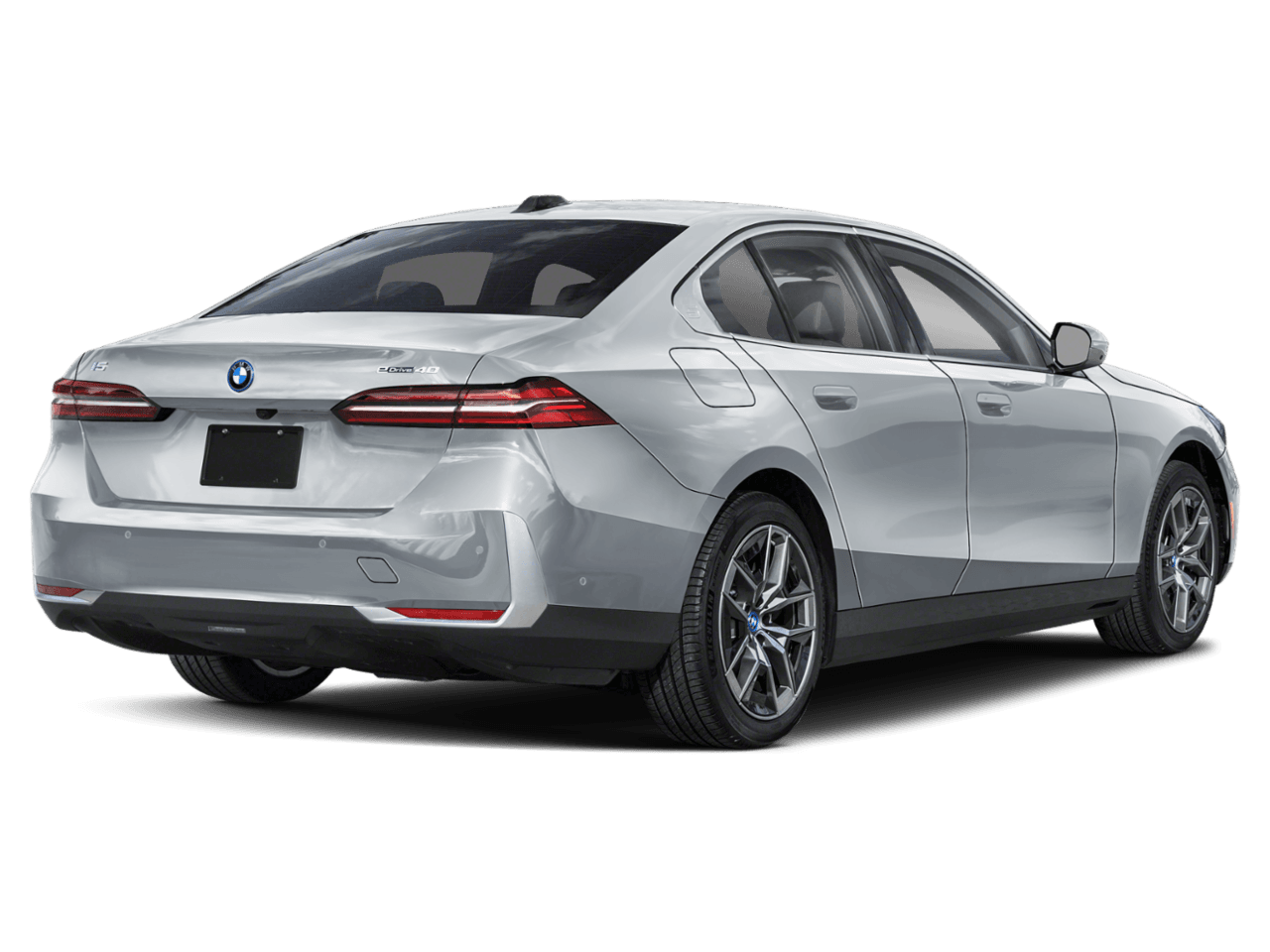 2026 BMW i5 eDrive40 - Rear 3/4, facing to the right
