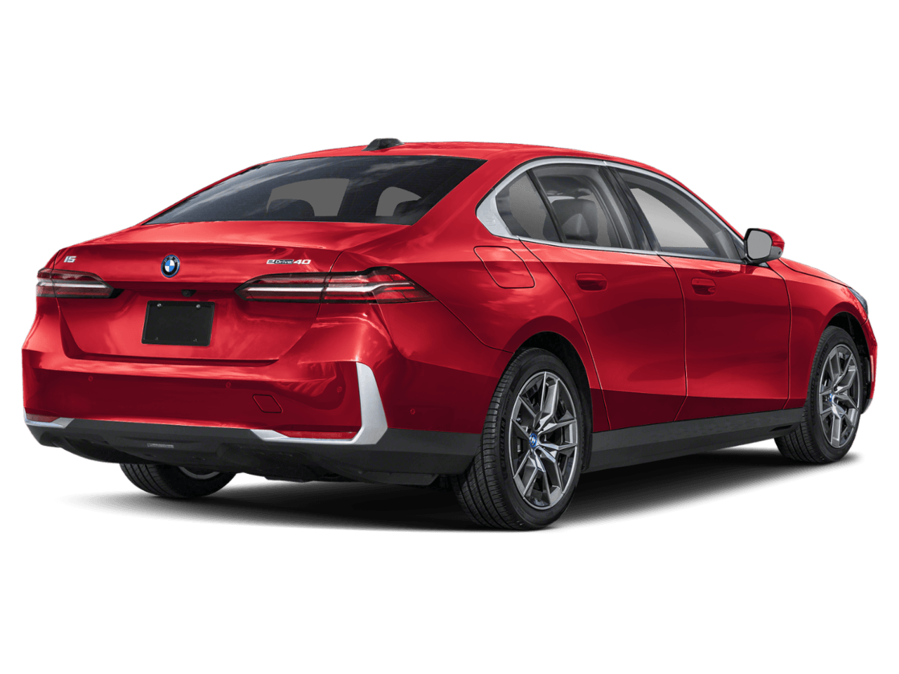 2026 BMW i5 eDrive40 - Rear 3/4, facing to the right