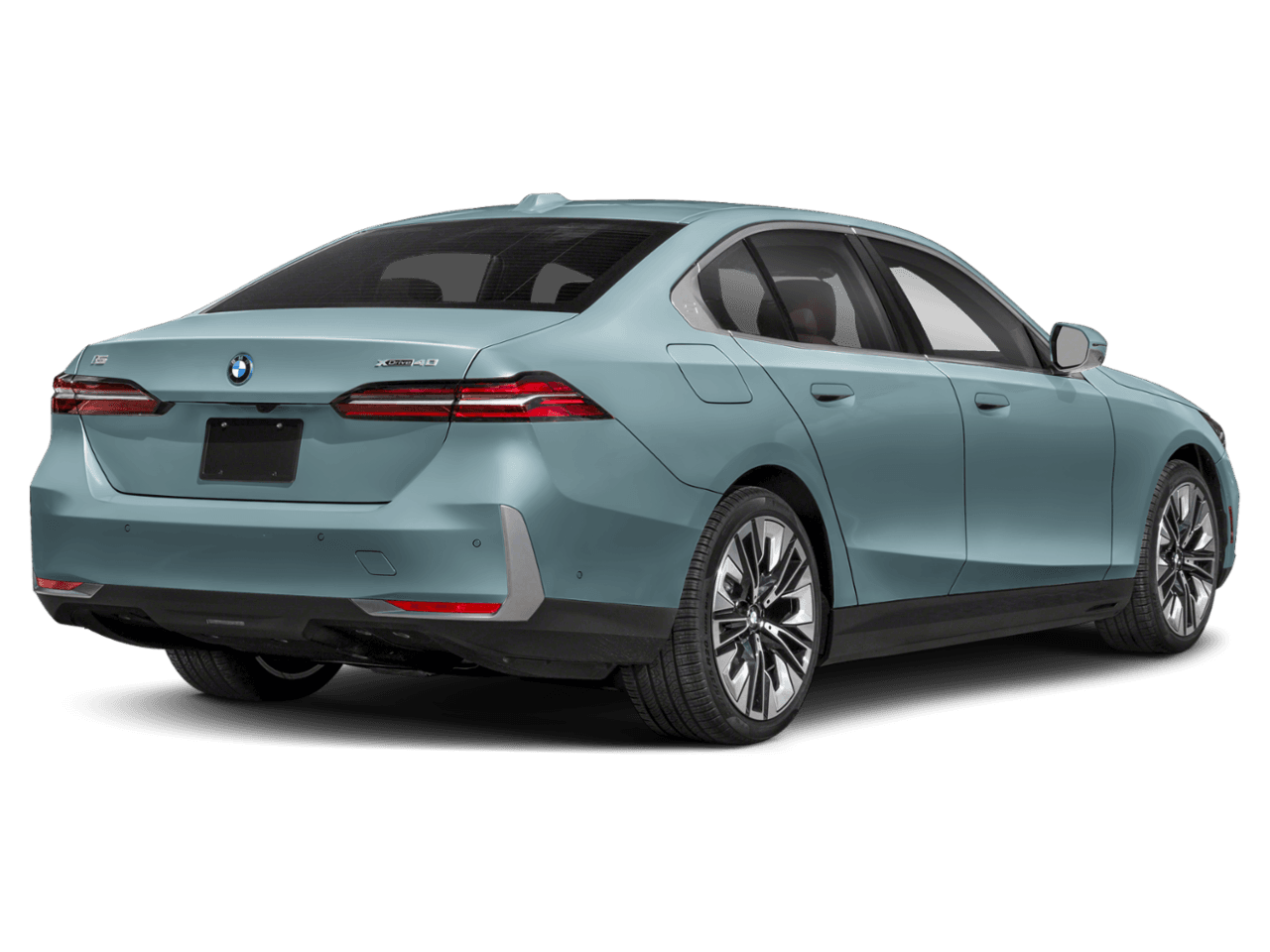2026 BMW i5 xDrive40 - Rear 3/4, facing to the right