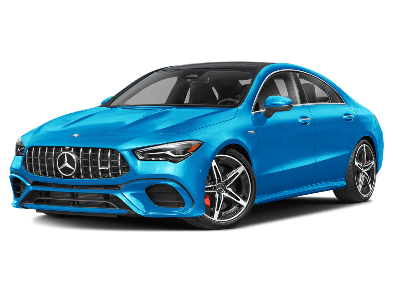 2026 Mercedes-Benz CLA AMG CLA 45 - Front 3/4, facing to the left