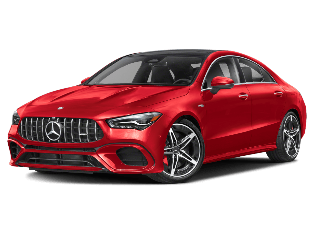 2026 Mercedes-Benz CLA AMG CLA 45 - Front 3/4, facing to the left