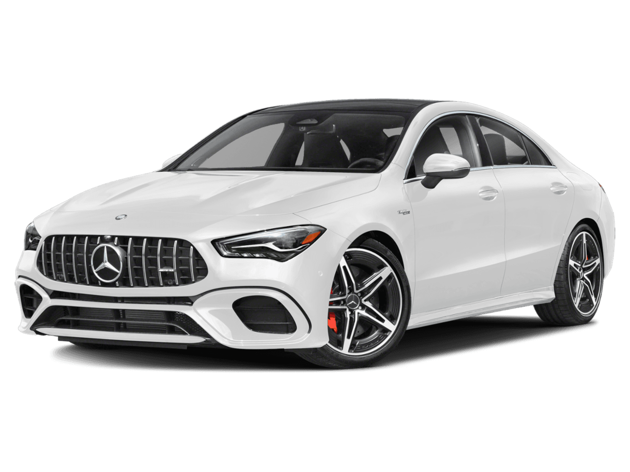 2026 Mercedes-Benz CLA AMG CLA 45 - Front 3/4, facing to the left