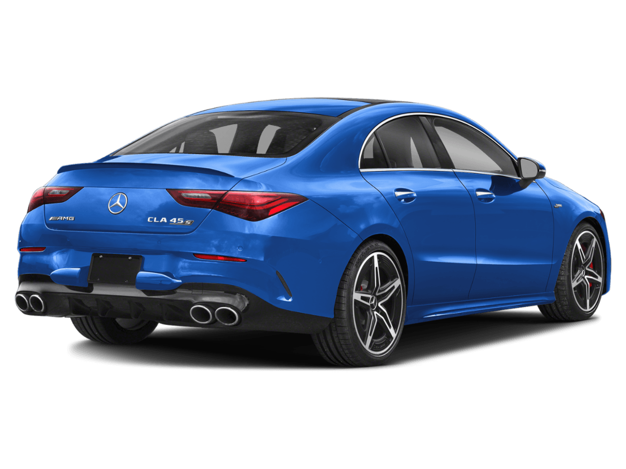 2026 Mercedes-Benz CLA AMG CLA 45 - Rear 3/4, facing to the right