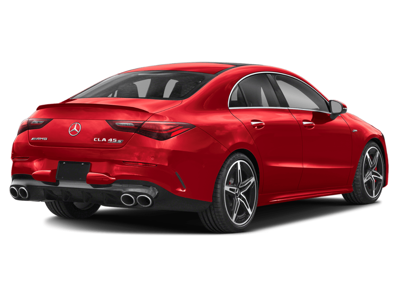 2026 Mercedes-Benz CLA AMG CLA 45 - Rear 3/4, facing to the right