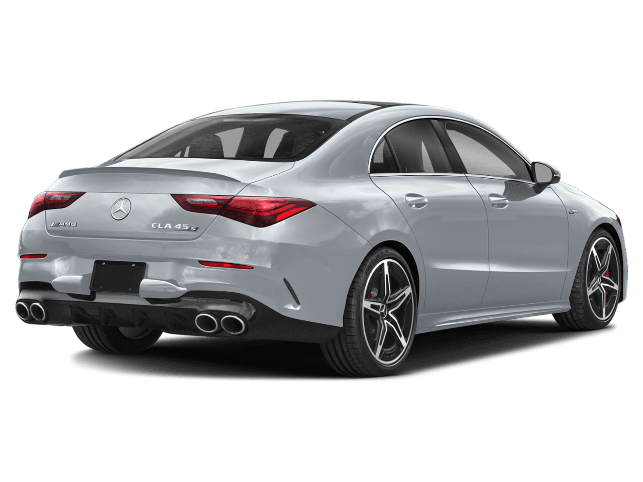 2026 Mercedes-Benz CLA AMG CLA 45 - Rear 3/4, facing to the right