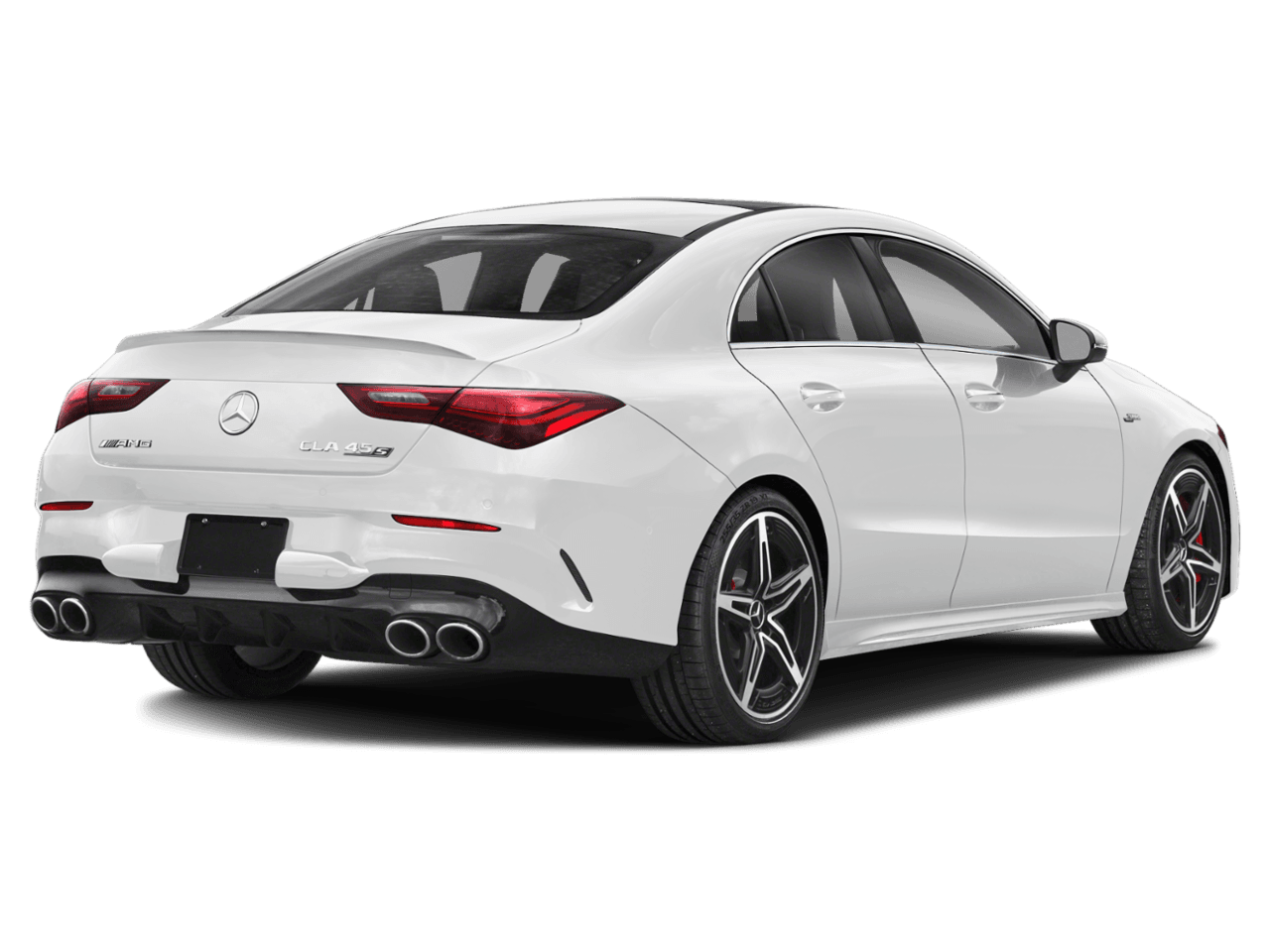 2026 Mercedes-Benz CLA AMG CLA 45 - Rear 3/4, facing to the right
