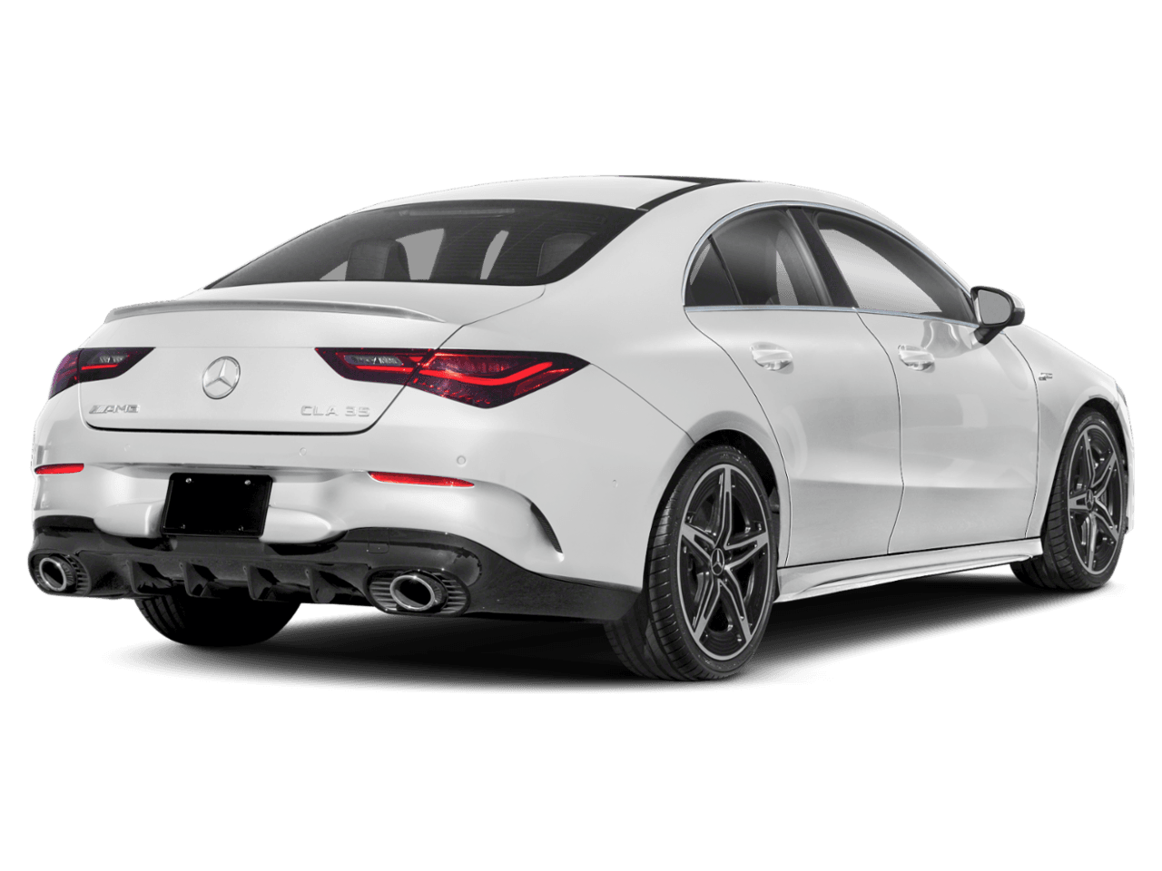 2026 Mercedes-Benz CLA AMG CLA 35 - Rear 3/4, facing to the right