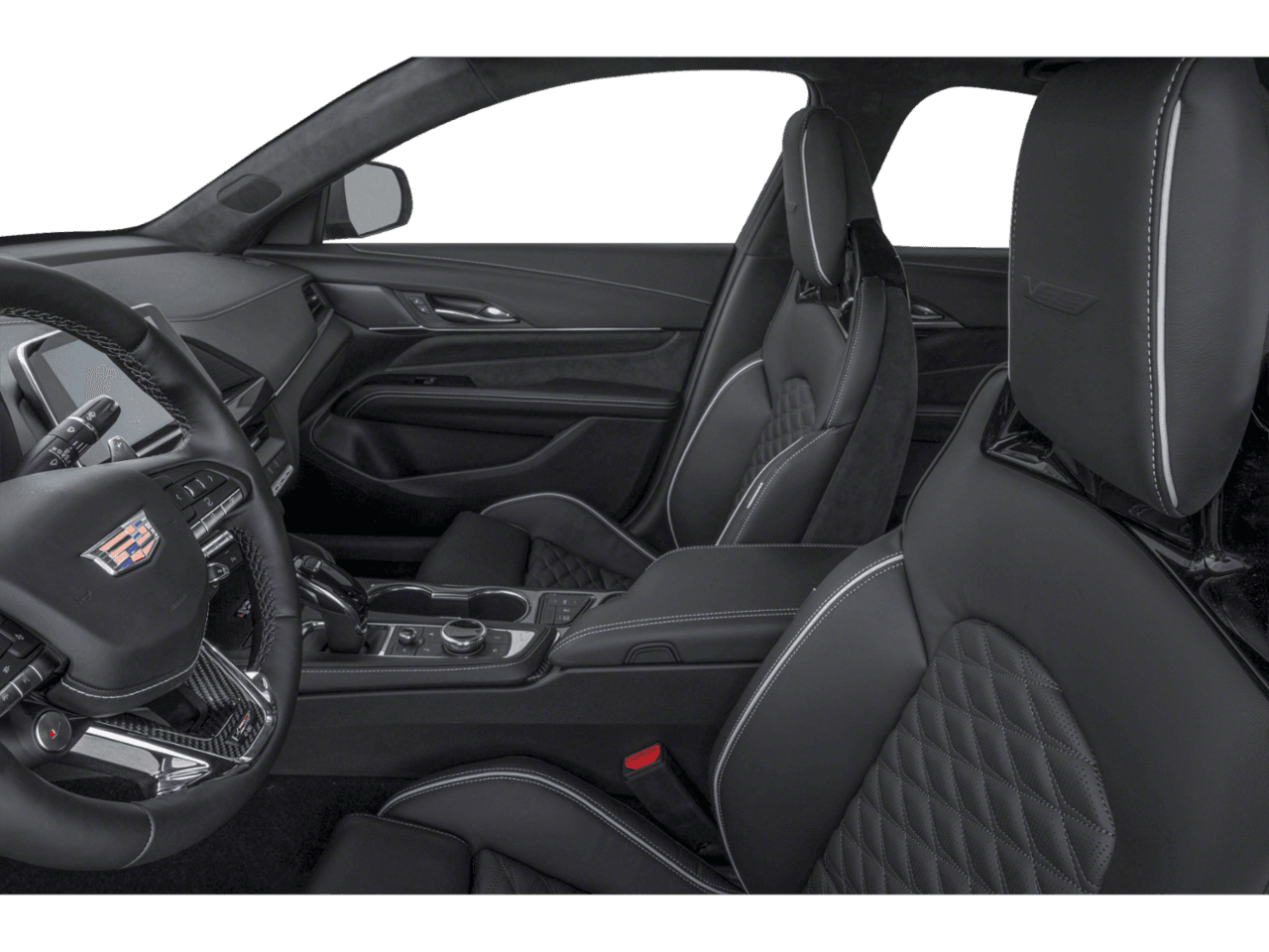 2026 Cadillac CT4-V Blackwing - Interior Driver's Side with Door Open, Front Seat Feature