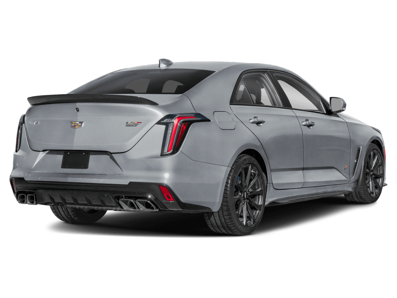 2026 Cadillac CT4-V Blackwing - Rear 3/4, facing to the right