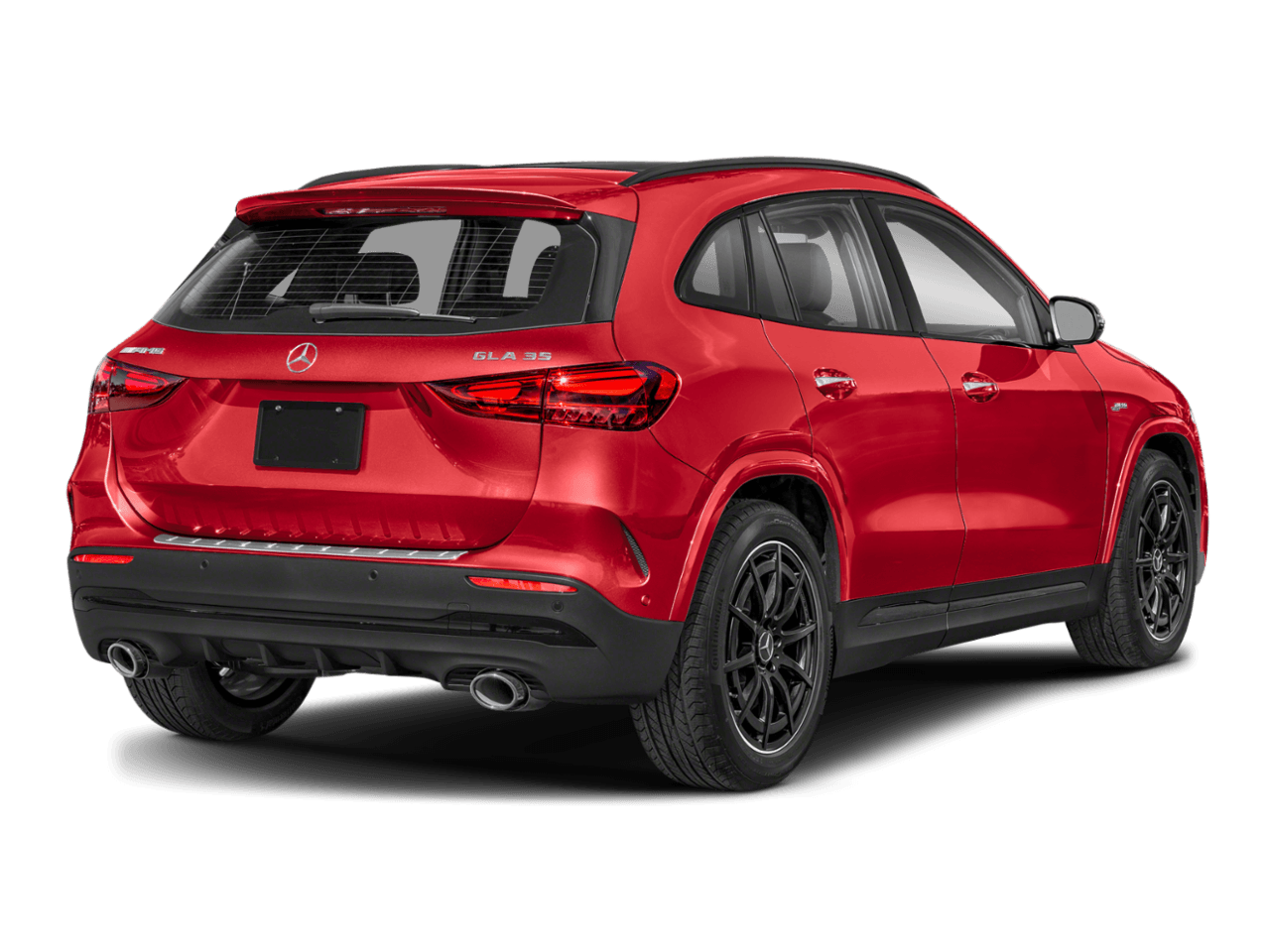 2026 Mercedes-Benz GLA AMG GLA 35 - Rear 3/4, facing to the right