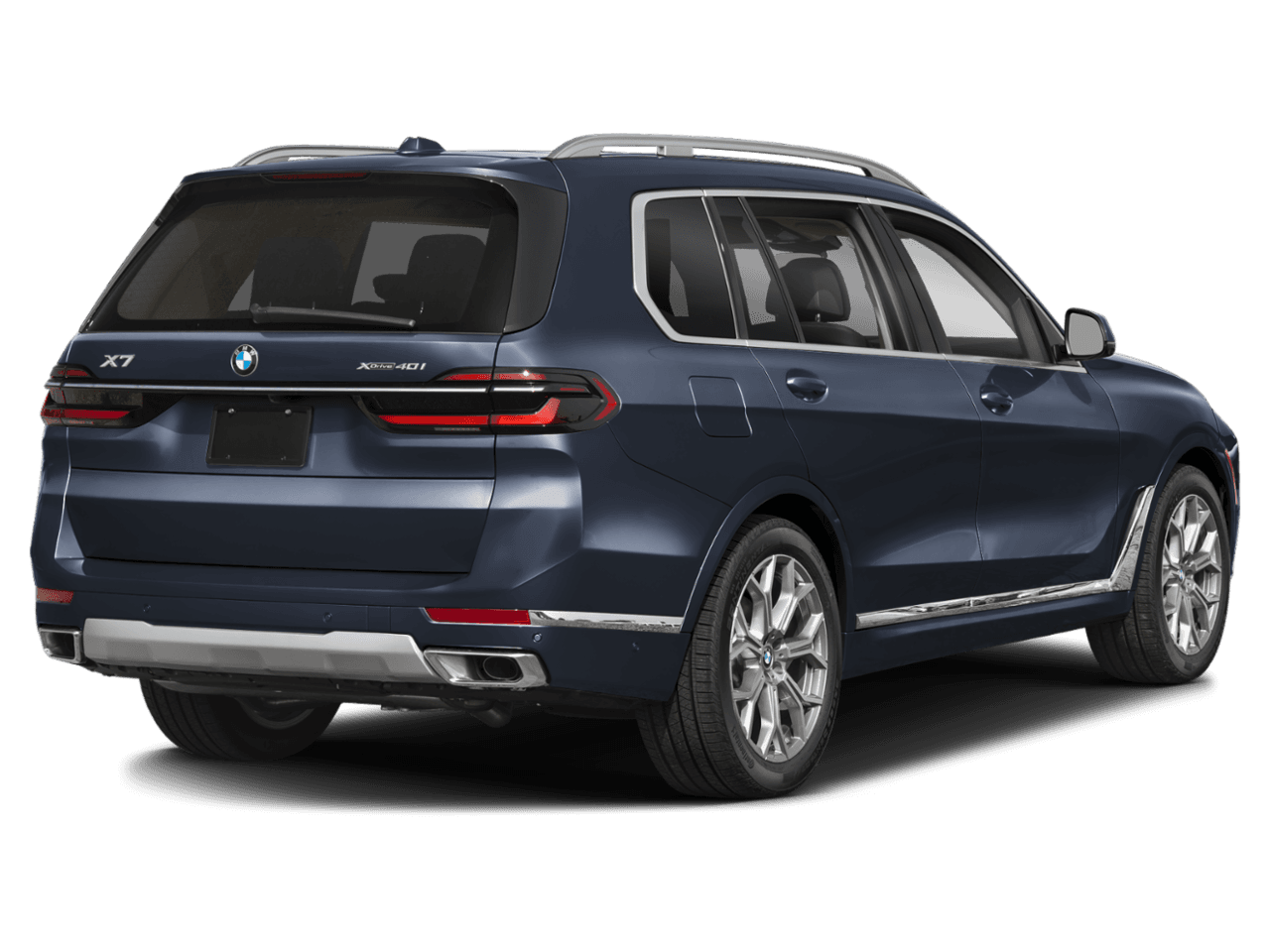 2026 BMW X7 xDrive40i - Rear 3/4, facing to the right