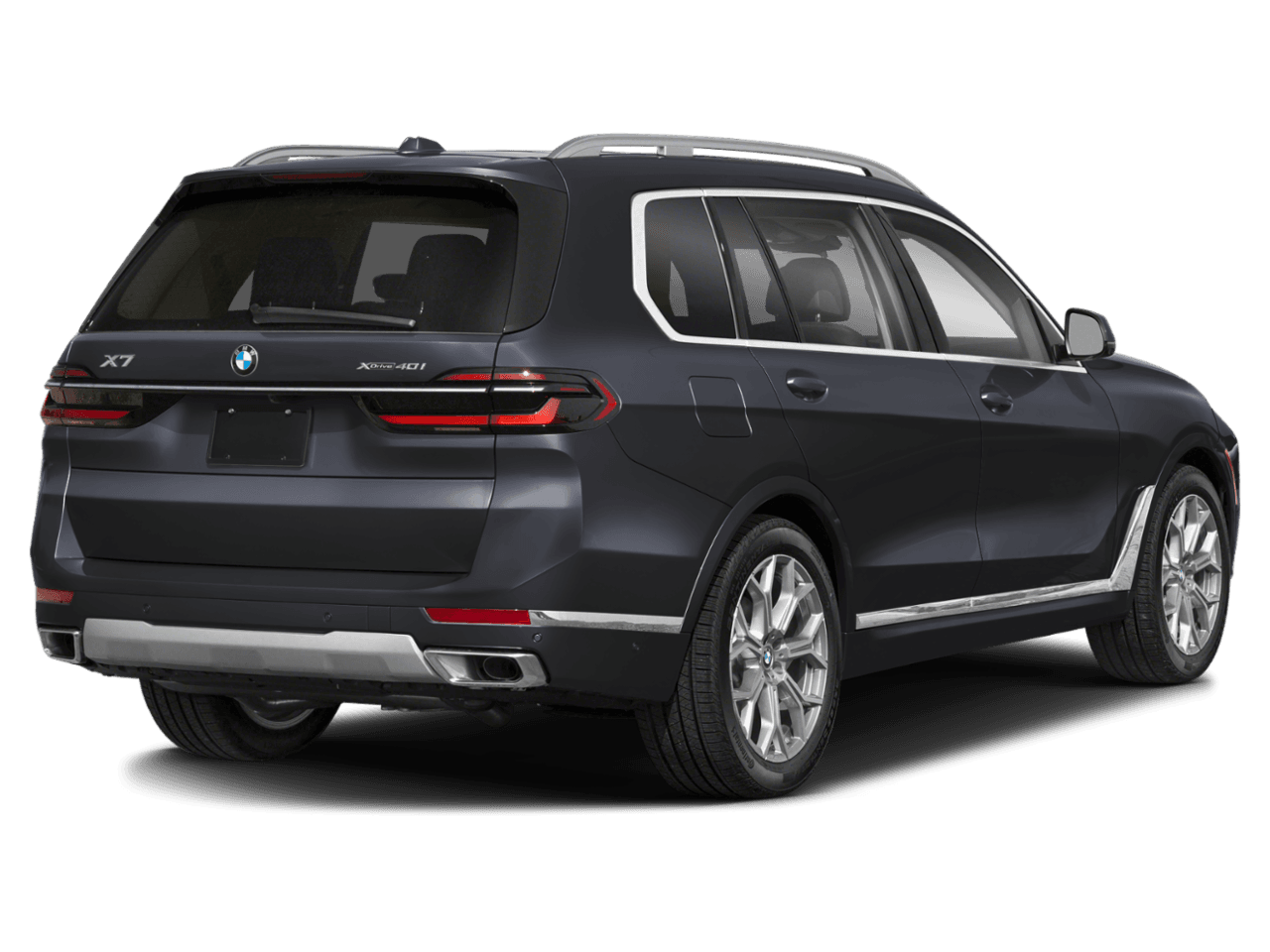 2026 BMW X7 xDrive40i - Rear 3/4, facing to the right