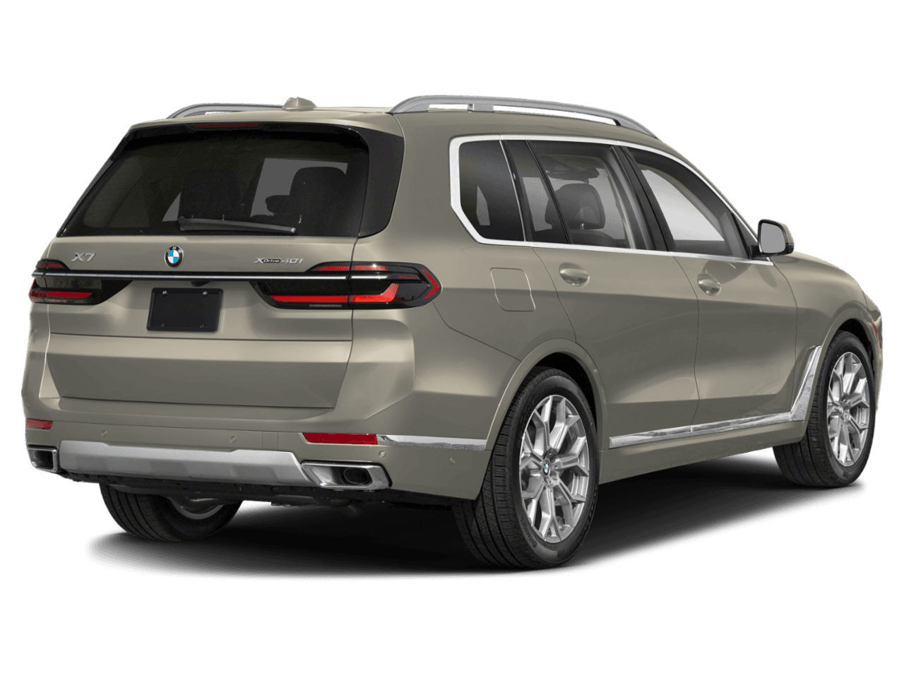 2026 BMW X7 M60i - Rear 3/4, facing to the right