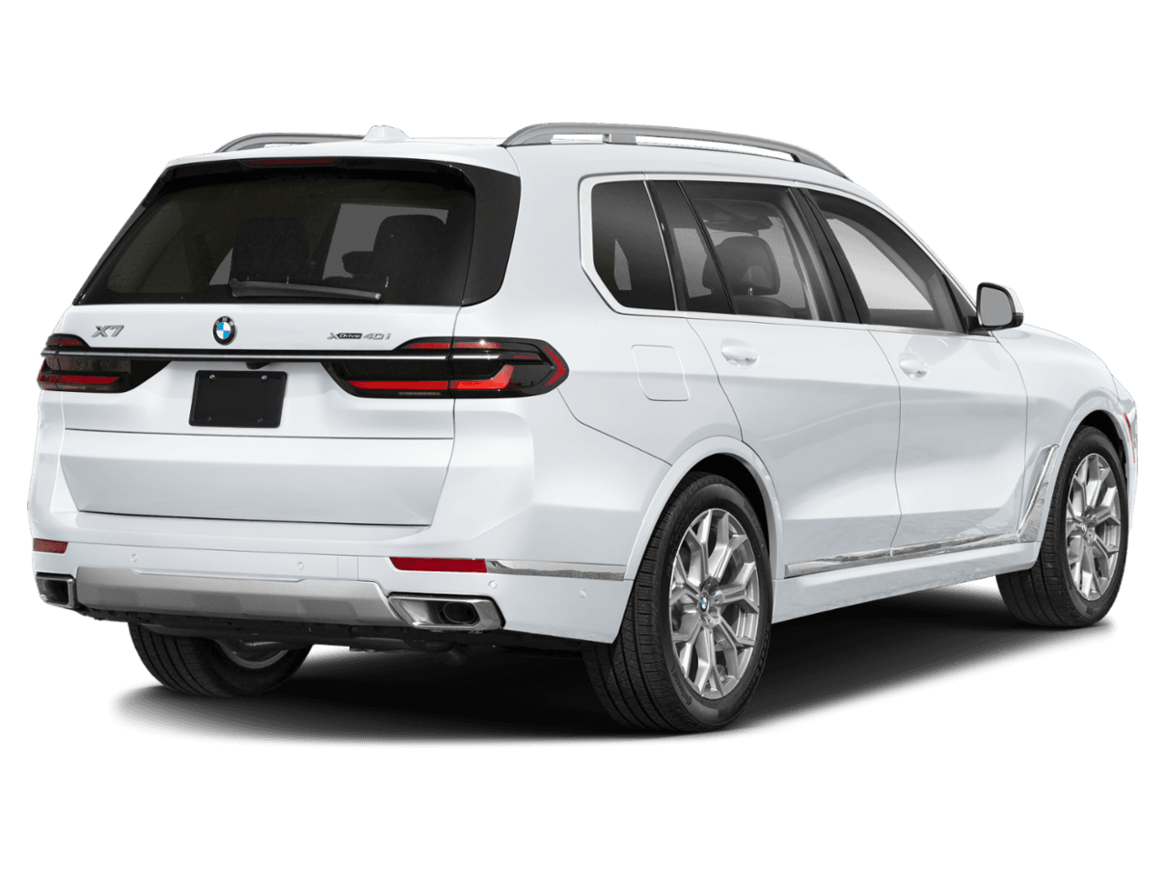 2026 BMW X7 M60i - Rear 3/4, facing to the right