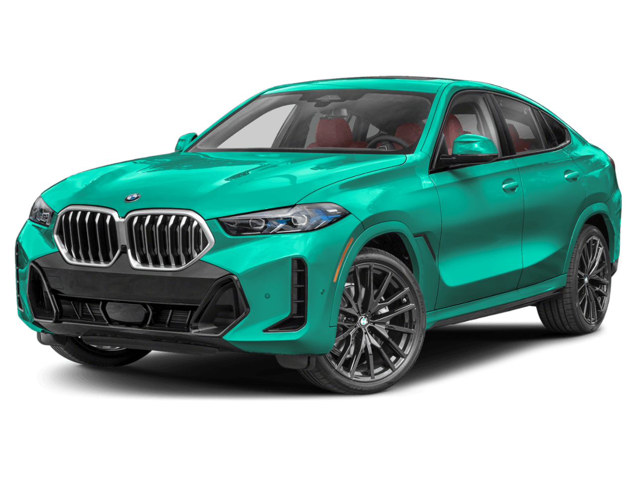 2026 BMW X6 M60i - Front 3/4, facing to the left