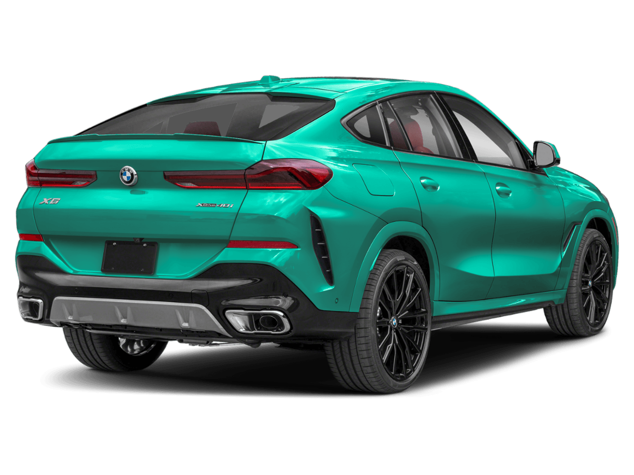 2026 BMW X6 M60i - Rear 3/4, facing to the right