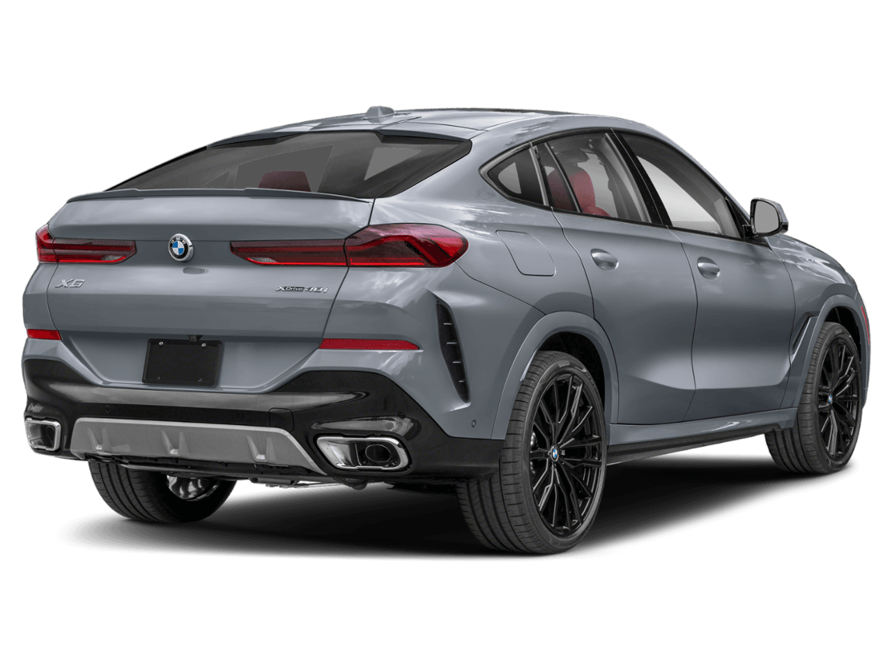 2026 BMW X6 M60i - Rear 3/4, facing to the right