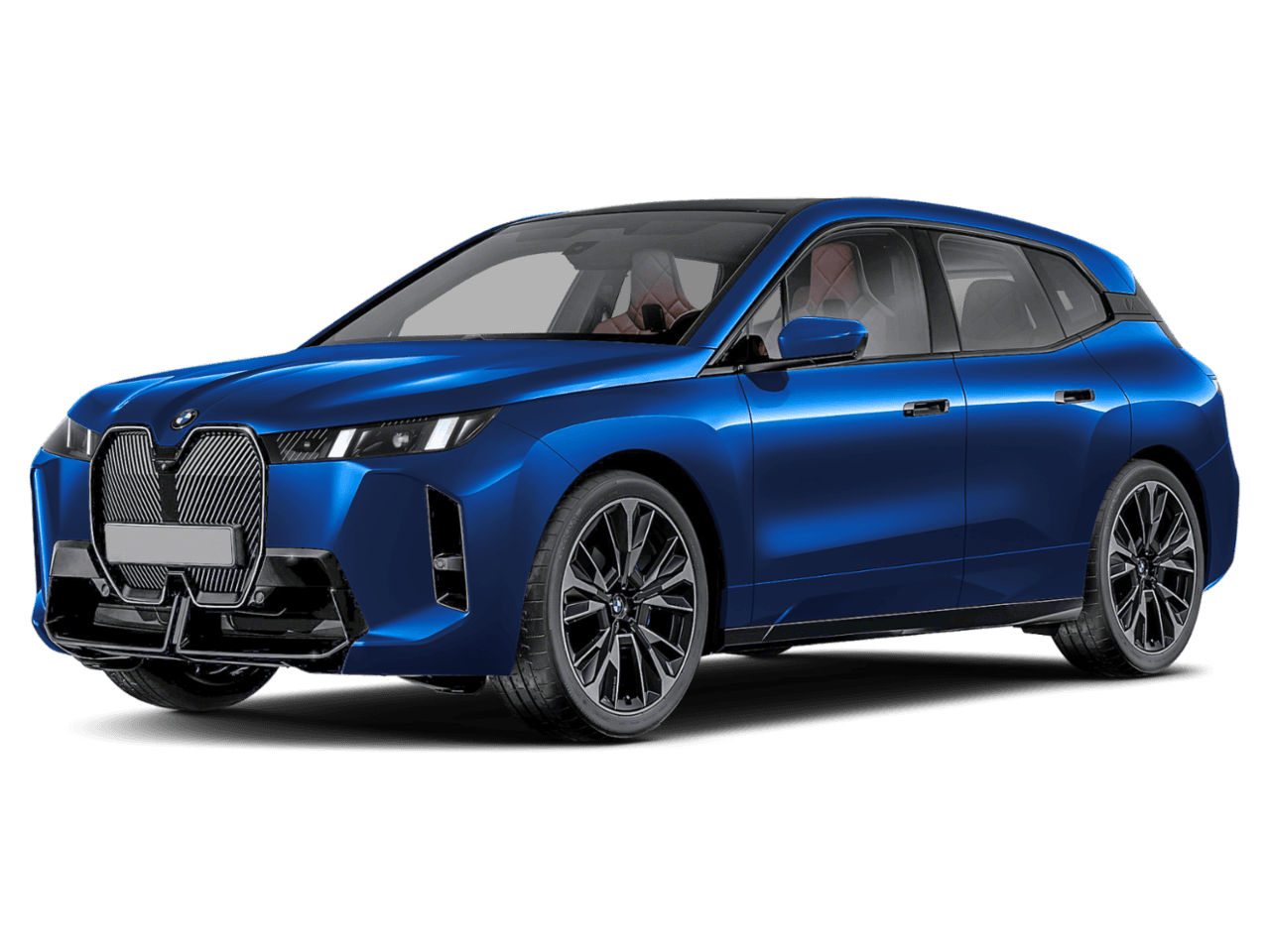 2026 BMW iX xDrive45 - Front 3/4, facing to the left
