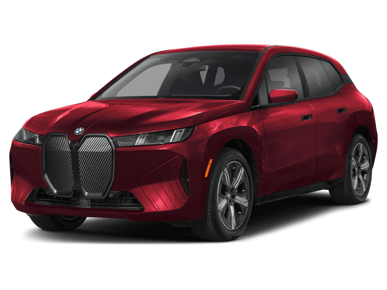 2026 BMW iX xDrive45 - Front 3/4, facing to the left