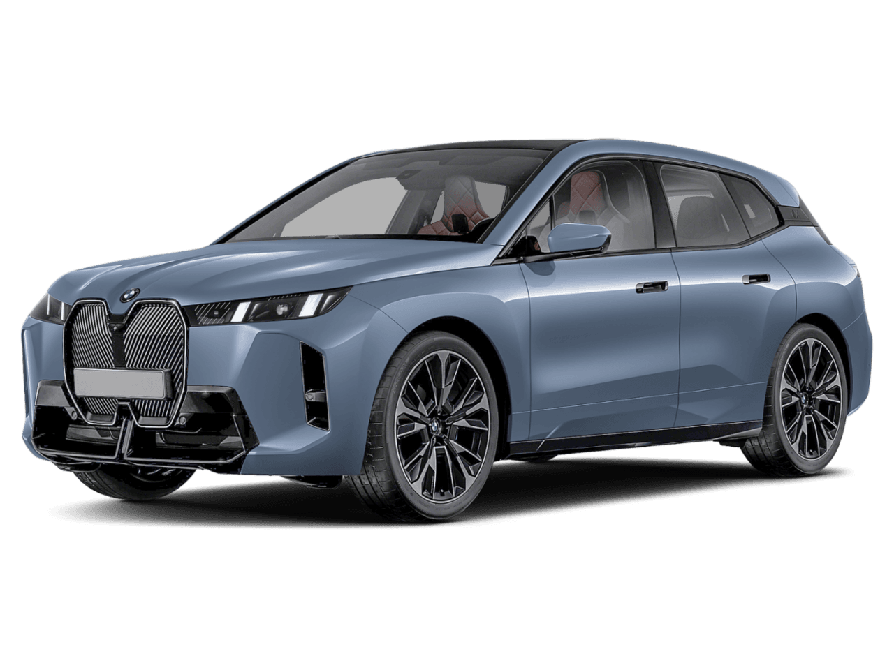 2026 BMW iX xDrive45 - Front 3/4, facing to the left