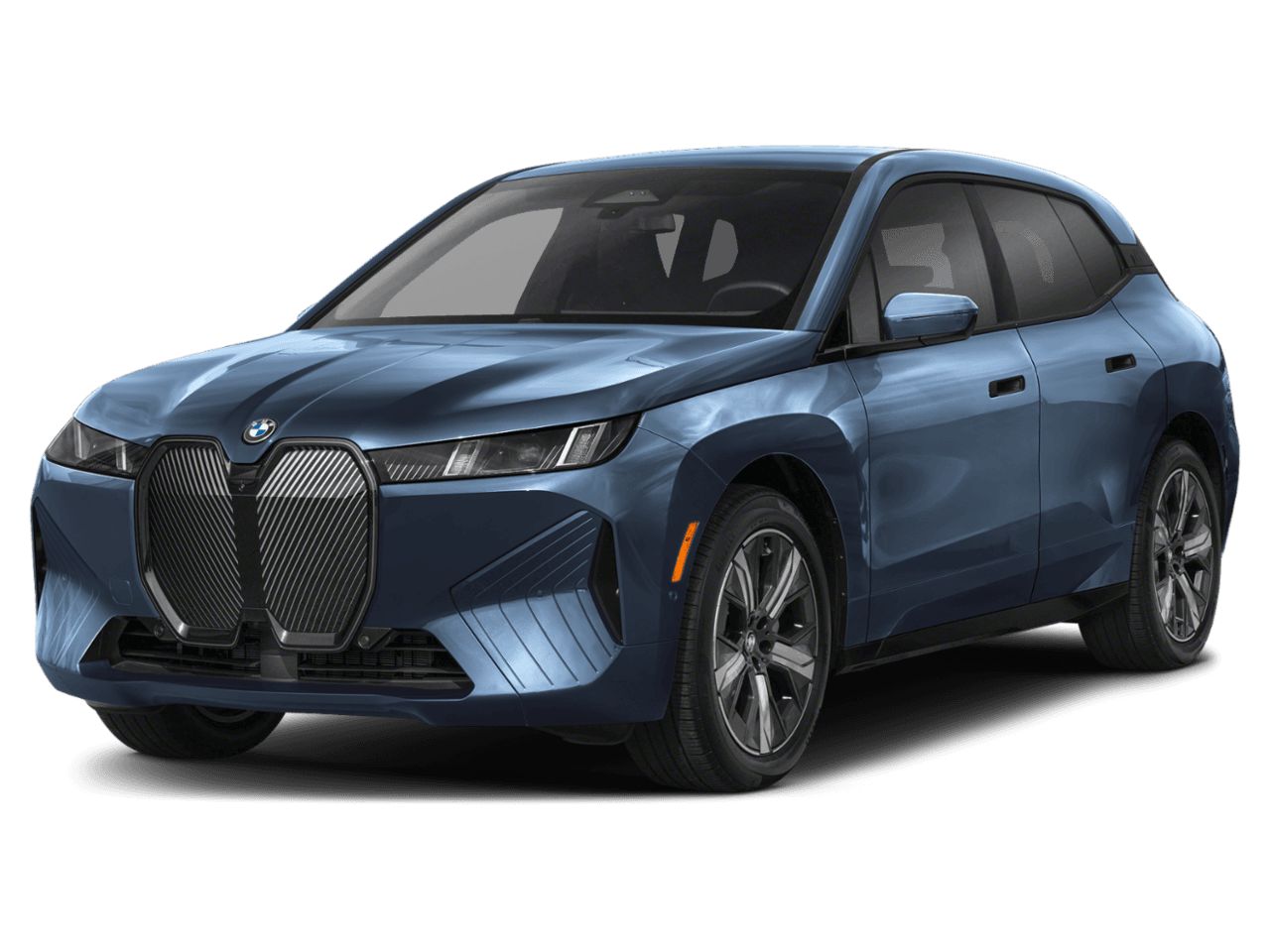 2026 BMW iX xDrive45 - Front 3/4, facing to the left