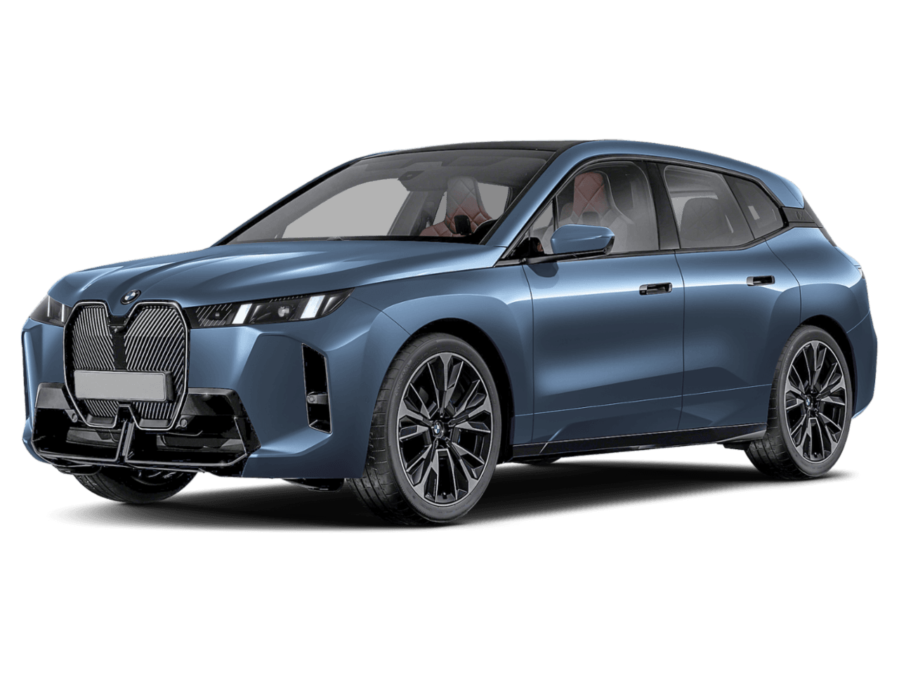 2026 BMW iX xDrive60 - Front 3/4, facing to the left