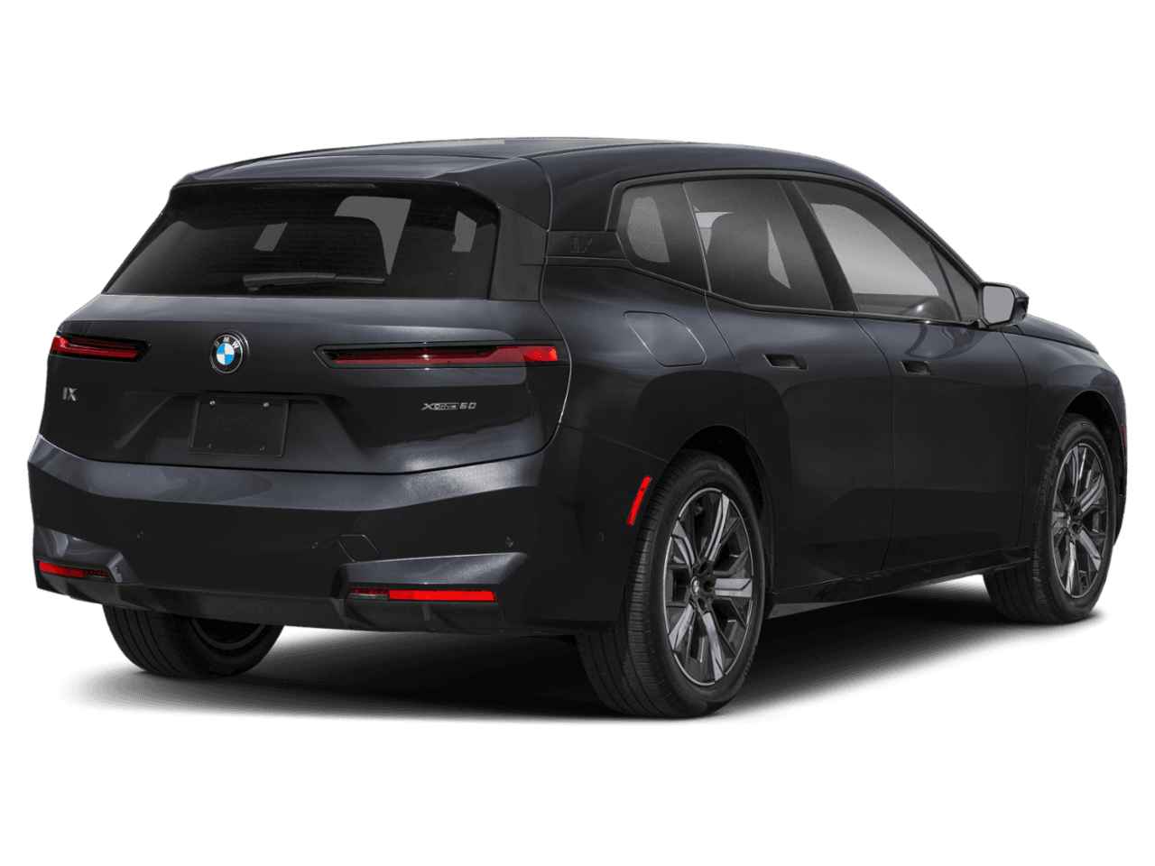 2026 BMW iX xDrive60 - Rear 3/4, facing to the right