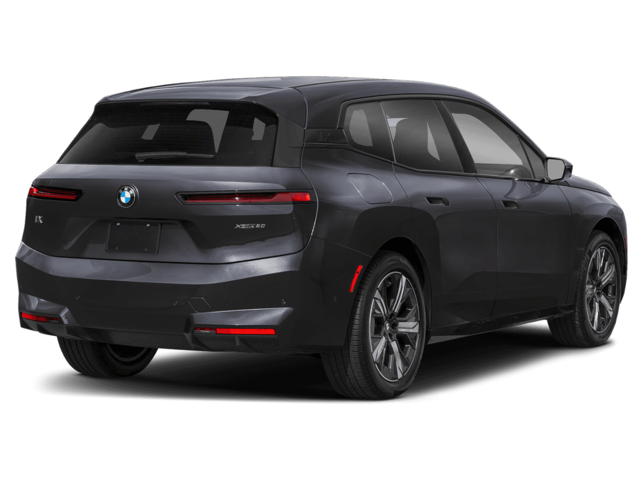 2026 BMW iX xDrive60 - Rear 3/4, facing to the right