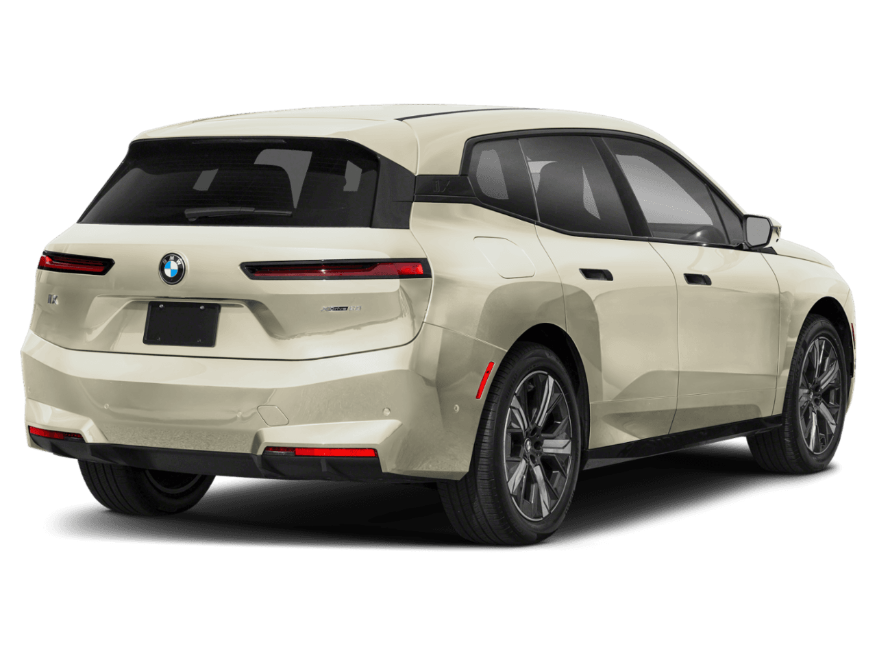 2026 BMW iX xDrive60 - Rear 3/4, facing to the right